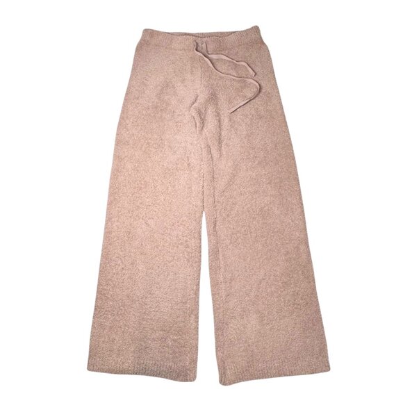 Softies Marshmallow Lounge Set Sz.S Beige Top Wide Leg Pants Knit Cozy PJ Plush - Picture 10 of 16